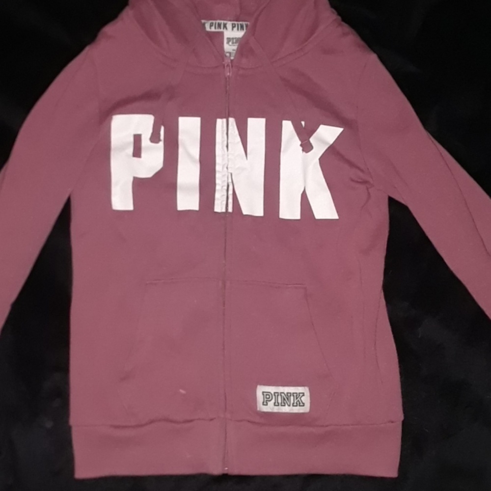 Victoria's Secret PINK zip up hoodie size xs